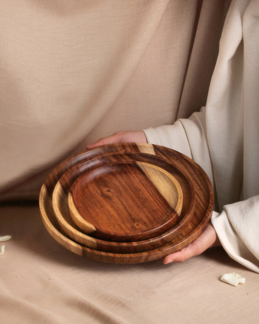 Set of Three Platters