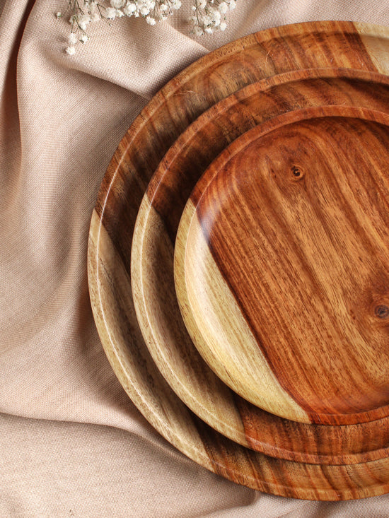 Set of Three Platters