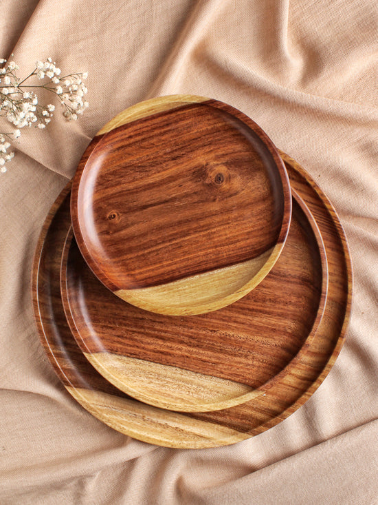 Set of Three Platters