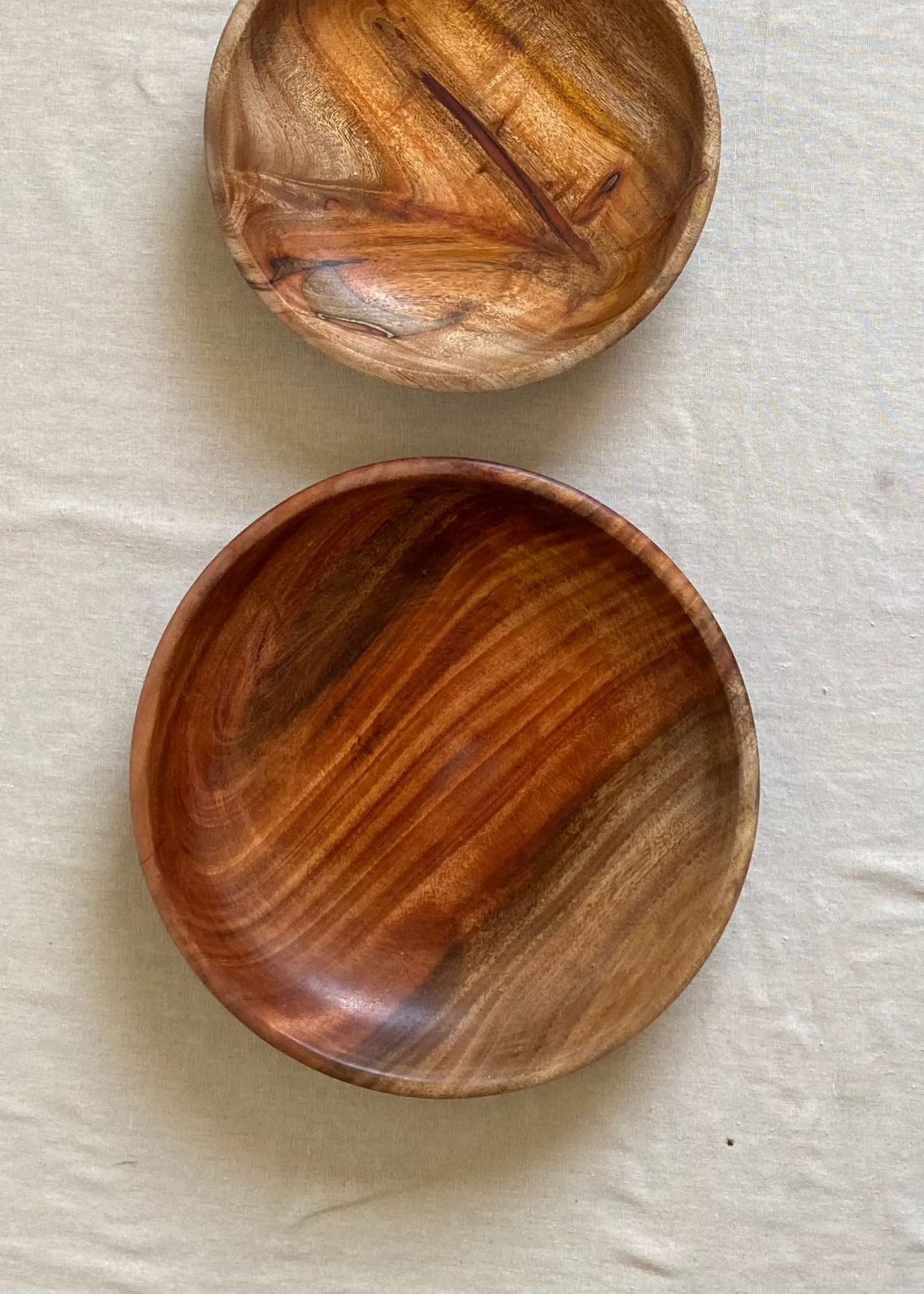 Wood Plates Set