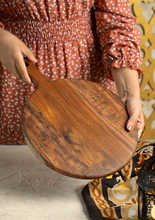 Round Wooden Cutting Board