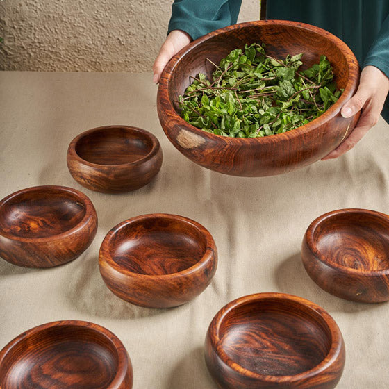 Wooden bowl | Salad | Snacks | Cold & Hot