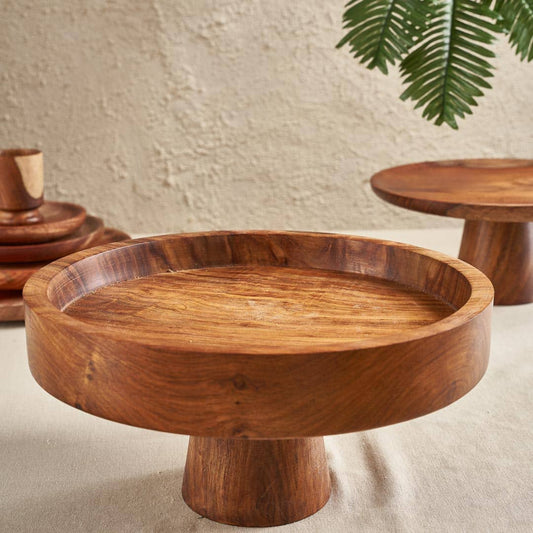 Wooden Stand | Cake & Candle Holder | Wooden Tray