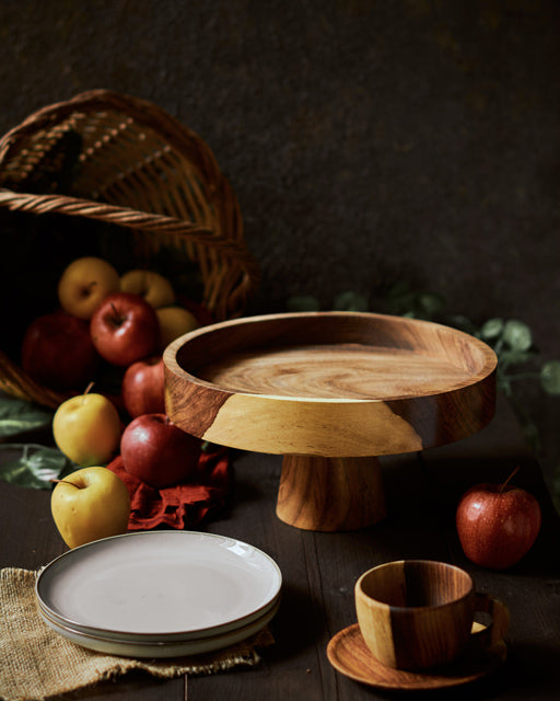 Wooden Stand | Cake & Candle Holder | Wooden Tray