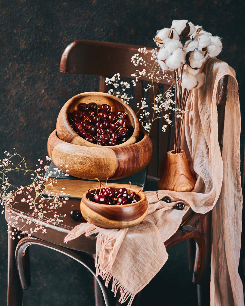 Wooden bowl | Salad | Snacks | Cold & Hot